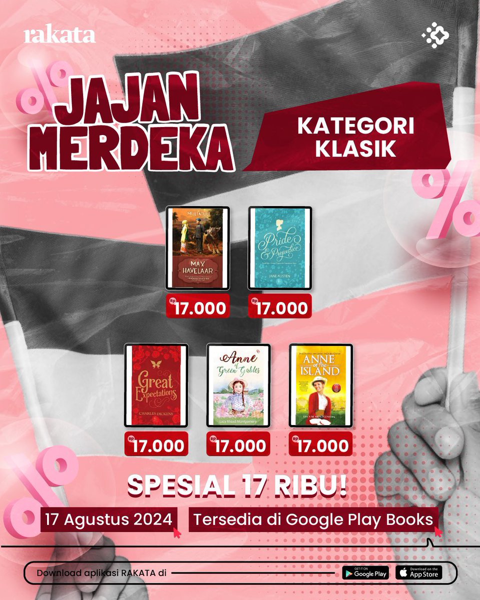 vvanillapopcorn's tweet photo. Gimana? 
Udah klik link list bukunya belum? 
Banyak banget kan buku yang menarik😋✨

Kalau aku sih udah incar Trilogi Dilan, Max Havelaar, The Lost Symbol, Trapped, dan Spoiler.

Jangan ketinggalan promo spesial kali ini ya guys! 

#MerdekaMembaca #JajanMerdeka https://t.co/cCbfaQDQLz