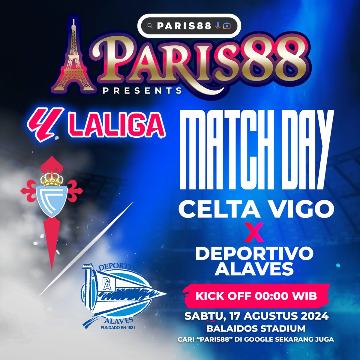 faf34f's tweet photo. yuk joint di situs bola terpercaya 
situs terbaik dan terlengkap 
link daftar : https://t.co/mUAJKKKwow

La Liga - Celta Vigo vs Deportivo Alaves - 00:00 WIB

#jadwalbola #prediksibola #tebakscore #LaLiga #parlay #bolajalan #situsterpercaya https://t.co/ve5cjMrzrY