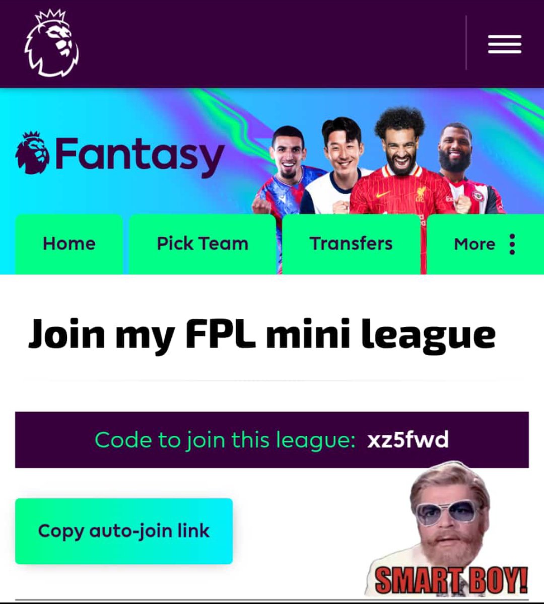 Mooipoint's tweet photo. #FPL season is back. Join my mini league and compete with rookies like me.. Great chances that you'll win 😉

#FPLcommunity

Click here: https://t.co/VoVK9wQgAS https://t.co/HRCWwFeVgq