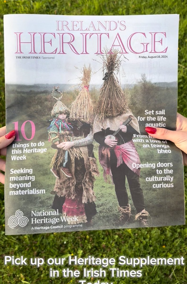 .<a href="/IrishTimes/">The Irish Times</a> features our special Heritage supplement today. 

Be sure to pick up your copy! #HeritageWeek2024