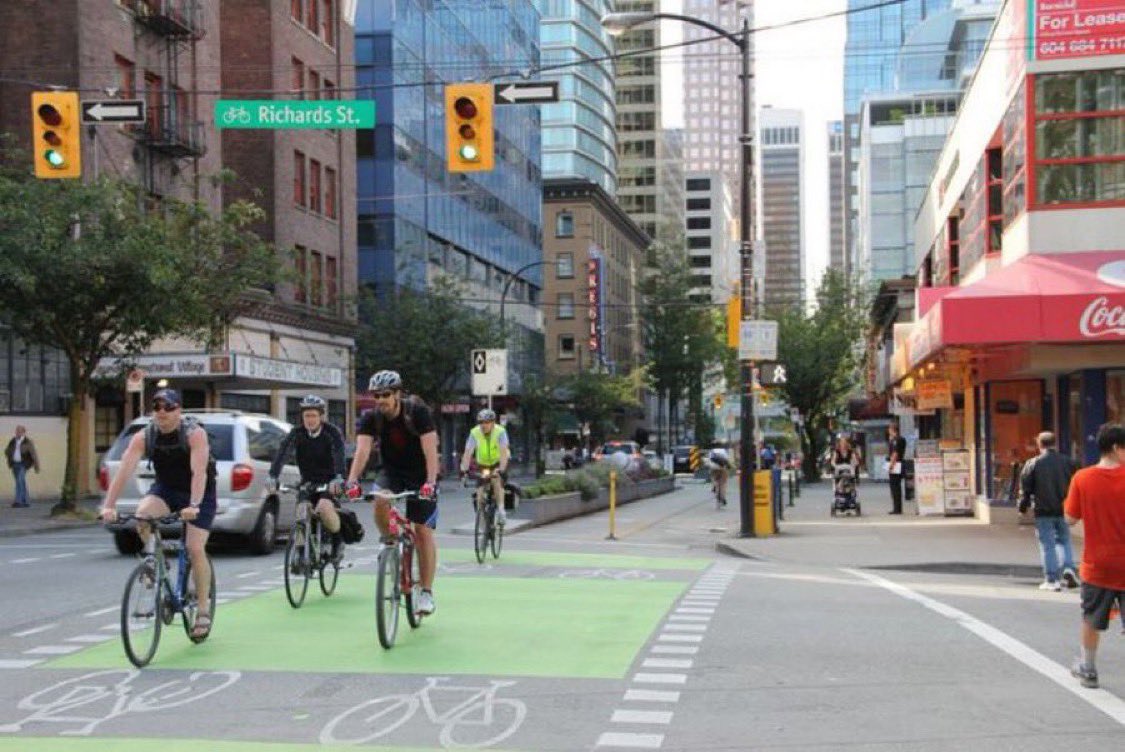 The thing about protected bike-lanes that too many STILL don’t seem to get yet, or perhaps just don’t want to understand — they make streets safer for everyone, not just the people on bikes.

Safer.

For everyone.