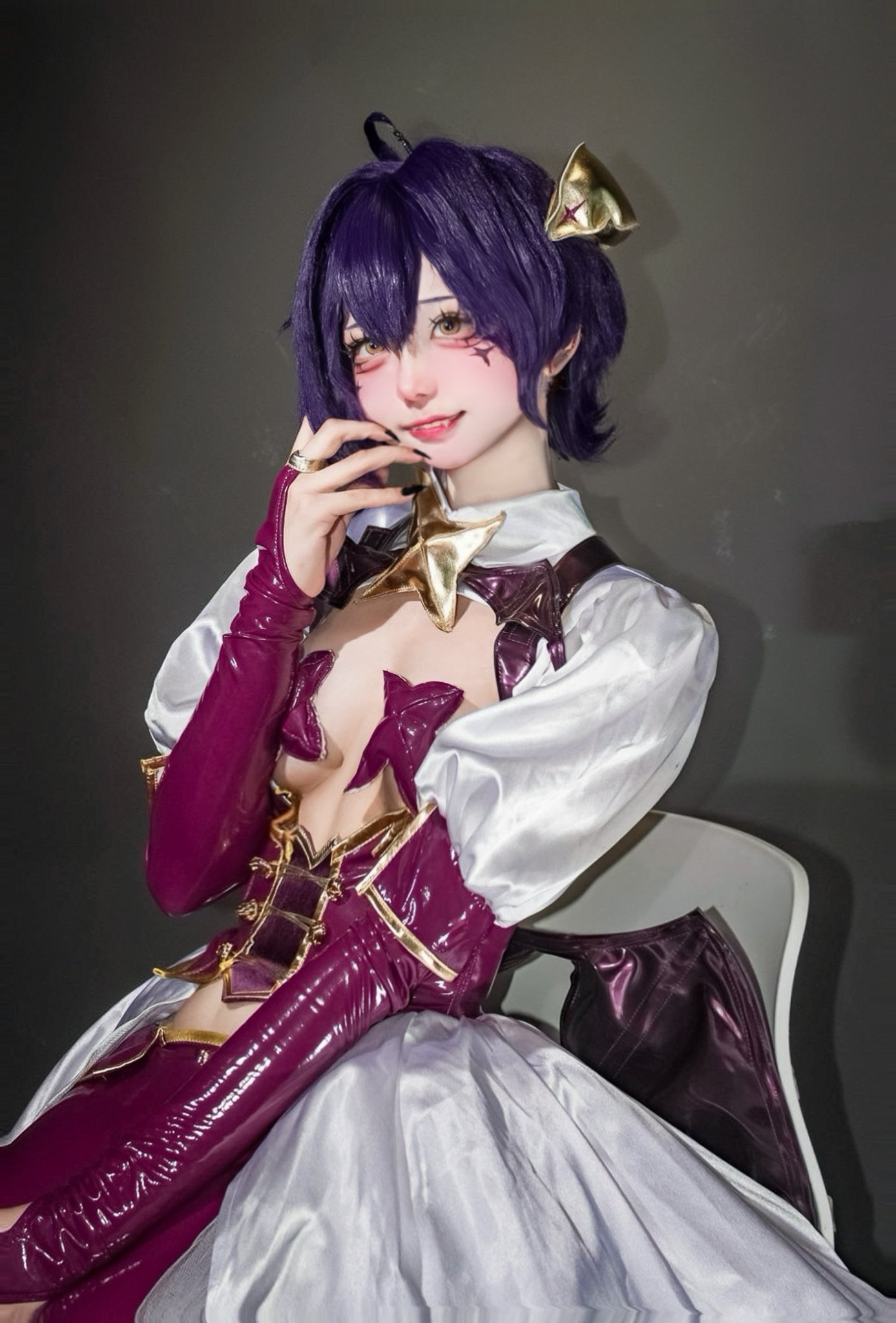 魔法少女にあこがれて まほあこ 柊 うてな ひいらぎ マジアベーゼ 戦闘服 コスプレ 衣装 ハロウィン クリスマス 文化祭 魔法少女にあこがれて まほあこ 柊うてな マジアベーゼ 夜蜘蛛の帳