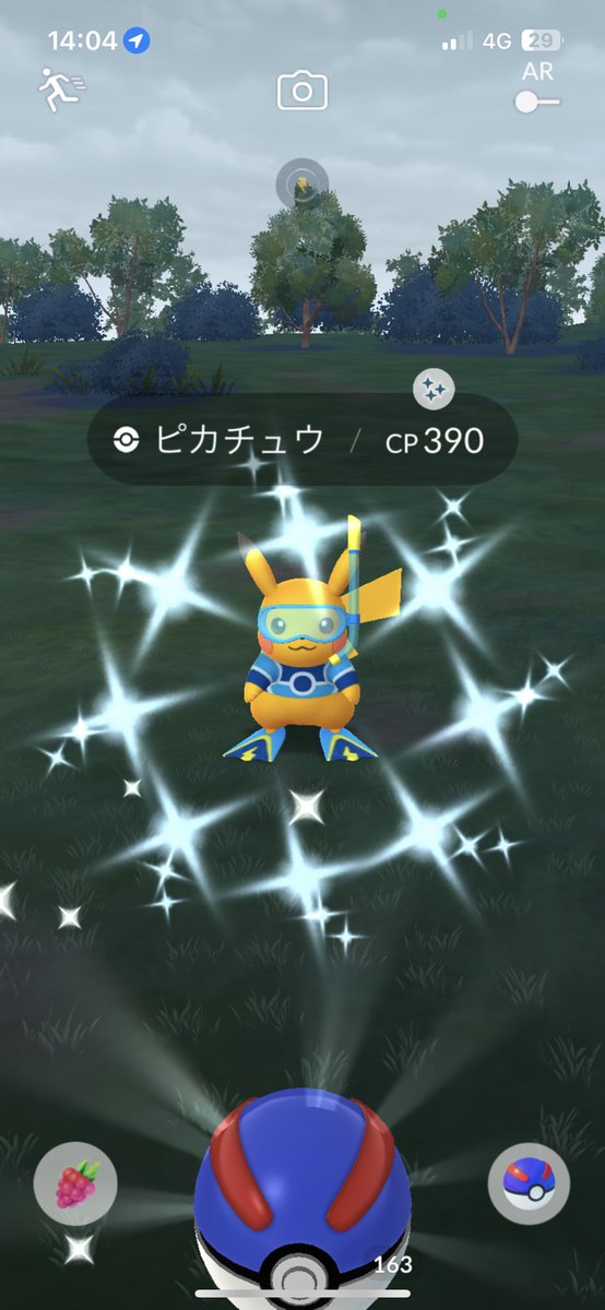 LoLoLuchi's tweet photo. #ポケモンGO
#色違い
台風の中タスク30個目くらいできた！
いつでも台風来て大丈夫です(?) https://t.co/B77j370NQA