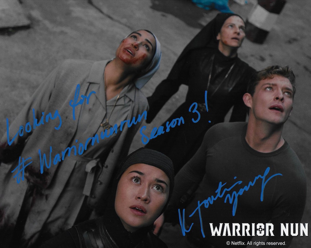 We've all been a little lost and disoriented without #NunsRunTheWorld and #WarriorNunRun....even KTY has joined in our desperate search for a new season.

But I have faith that some good news is coming soon 😇

#WarriorNun #SaveOurWarriorNun