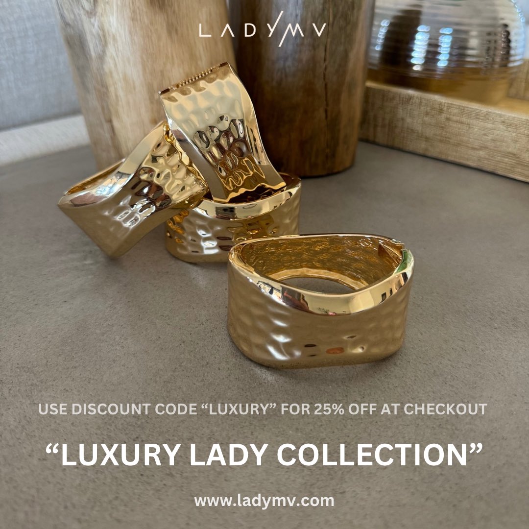 OfficialLadyMV's tweet photo. Shop the “Luxury Lady Collection” at https://t.co/i3FtN8gkBO where each piece is a luxurious statement piece.
#ladymv #statementpiece #goldbanglecollection #goldbangle #fashioninspo #affordablefashion #goldsale #luxurylady https://t.co/DDBBoQkHla