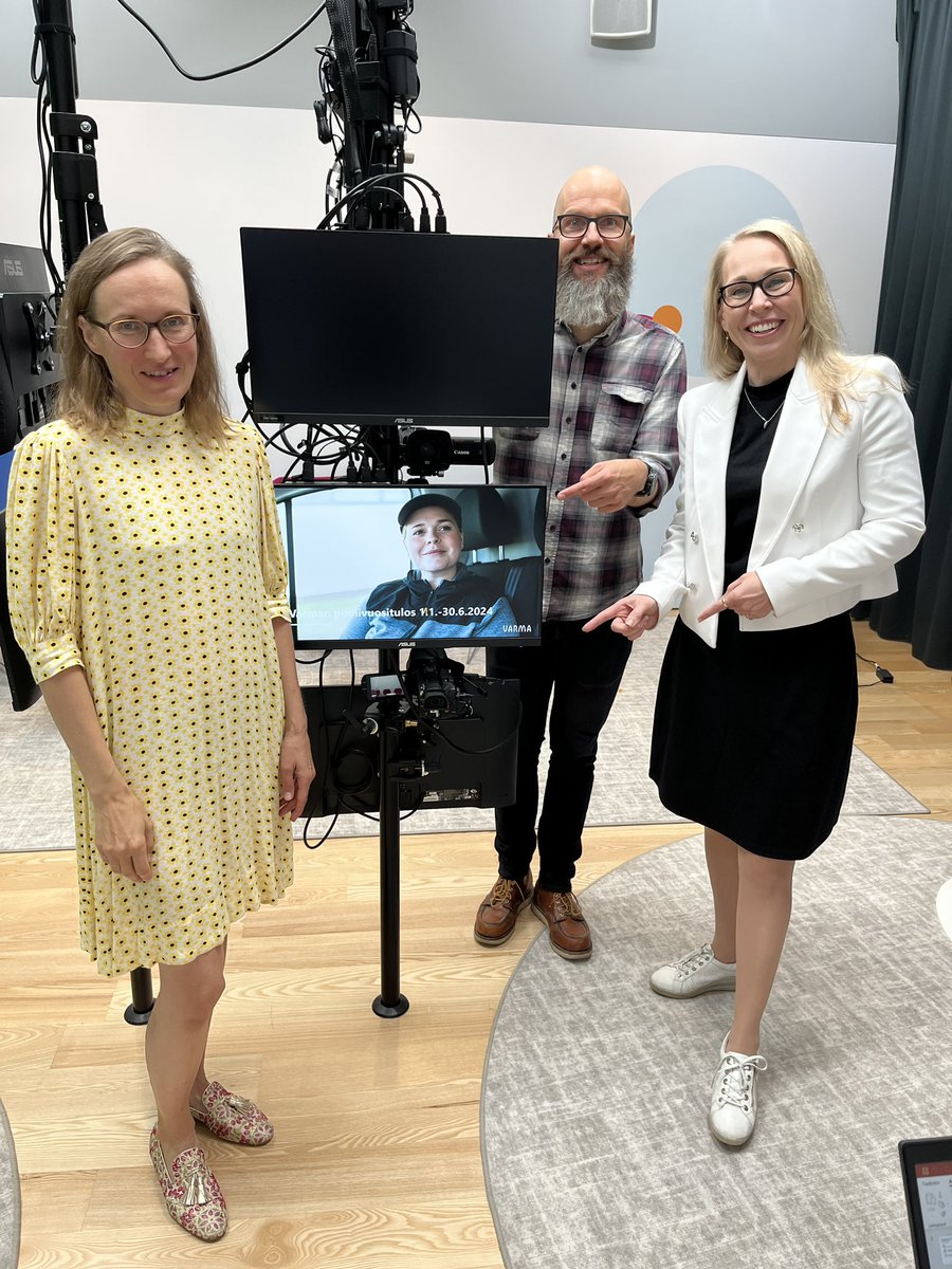 Valmiina suoraan mediatilaisuuteen Varman omalla studiolla! Varma julkaisee klo 9 puolivuosituloksen. Mediainfon kulkua voit seurata X:ssä Varman tililtä <a href="/varma_tweet/">Työeläkeyhtiö Varma</a>. Tulosmateriaalit Varman verkkosivuilta varma.fi/ajankohtaista #puolivuositulos