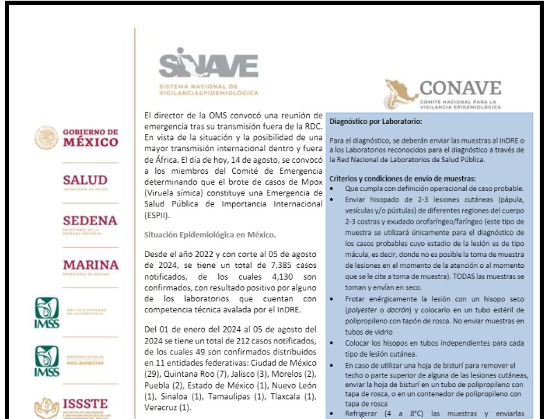 RedAccion_Twit's tweet photo. Confirma Conave primer caso de viruela símica en Tlaxcala

Hay 49 casos a nivel nacional en 11 entidades federativas https://t.co/EBKiqZqiCm https://t.co/vOoc6nCImw