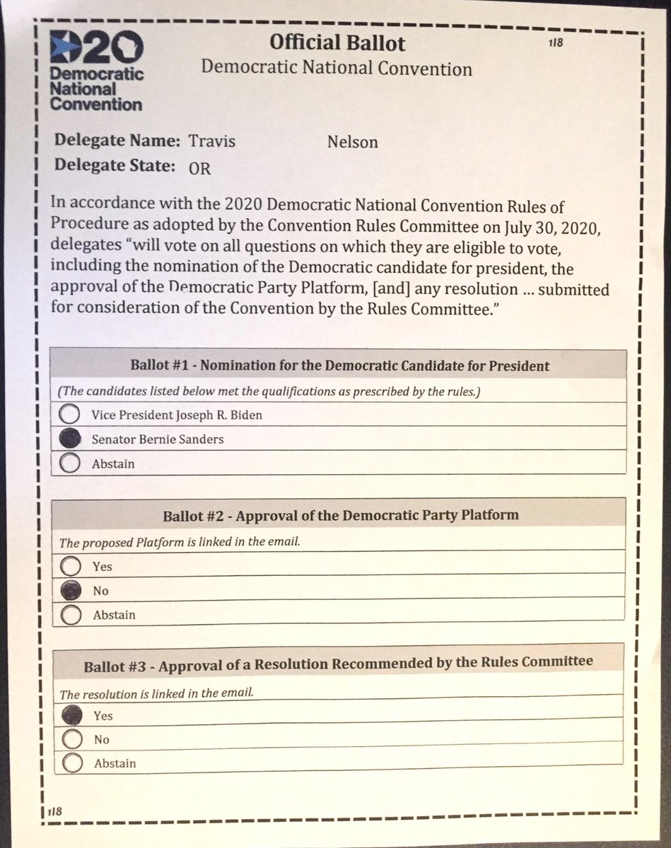 IamTravisNelson's tweet image. 4 years ago I cast a vote to make Bernie Sanders the Democratic Nominee for president &amp;amp; I don’t regret it a bit. 

I was happy to support Joe Biden in the general election.

#2020election  #Bernie2020
#BidenDelivers