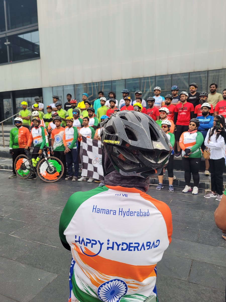 ๐ฎ๐ณ HappyHyderabad (@happy_hyderabad) on Twitter photo Tricolor Ride in support of Active Mobility adoption in Hyderabad
#IndependenceDayIndia
Walk < 1 km
Bicycle< 5 km
Public Transport> 5 km
Cycling Community of Hyderabad โค๏ธ
<a href="/sselvan/">Bicycle Mayor of Hyderabad</a> <a href="/HydcyclingRev/">HydCyclingRevolution</a> <a href="/Anjani_Tsn/">Anjani.Tsn</a> <a href="/MspFintech/">Santosh Mallareddi</a> <a href="/skc2090/">Krishna Chaitanya (KC)</a> <a href="/akhil_rao_arc/">Akhil Rao</a> <a href="/Pavan7329467615/">Pavan Sabbavarapu</a> Tricolor Ride in support of Active Mobility adoption in Hyderabad
#IndependenceDayIndia
Walk < 1 km
Bicycle< 5 km
Public Transport> 5 km
Cycling Community of Hyderabad โค๏ธ
<a href="/sselvan/">Bicycle Mayor of Hyderabad</a> <a href="/HydcyclingRev/">HydCyclingRevolution</a> <a href="/Anjani_Tsn/">Anjani.Tsn</a> <a href="/MspFintech/">Santosh Mallareddi</a> <a href="/skc2090/">Krishna Chaitanya (KC)</a> <a href="/akhil_rao_arc/">Akhil Rao</a> <a href="/Pavan7329467615/">Pavan Sabbavarapu</a>