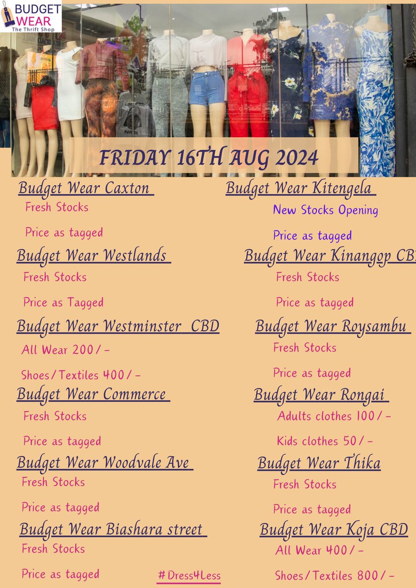 BudgetWearShop's tweet photo. Cladi kali kali ni zetu 🔥🔥🔥🔥🔥
#dress4less🤑🤑🤑🔥🔥🔥🥿👘🩴👡🧦👕🩱👚👗🩳 #RutoLiesAllTheTime https://t.co/moWCyM14CG