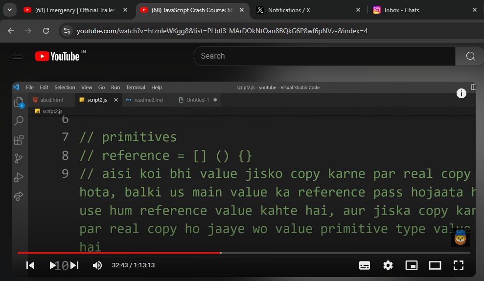 PIYUSHM08610281's tweet photo. Day 3: Learning Java script (Front End Development)
#webdeveloper #SoftwareEngineering #SoftwareDeveloper #microsoftwindow #HardWorkWorks #help_together #Friends https://t.co/Oy2q74RuFF