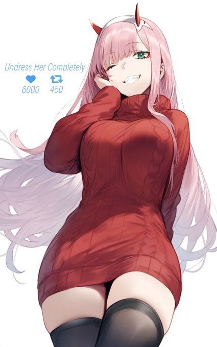 Zero Two - Undressing Challenge 🦖 