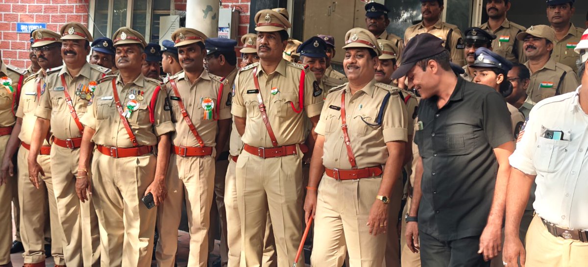 78th Independence Day Celebrations at Police Station Falaknuma, South Zone, Hyderabad City