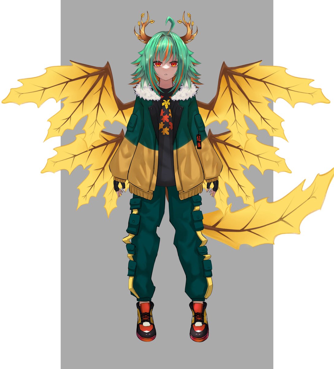 aki_aspen's tweet photo. I just got the finalized art of my model, very excited with how cool it looks! https://t.co/QdWaGfgxuj