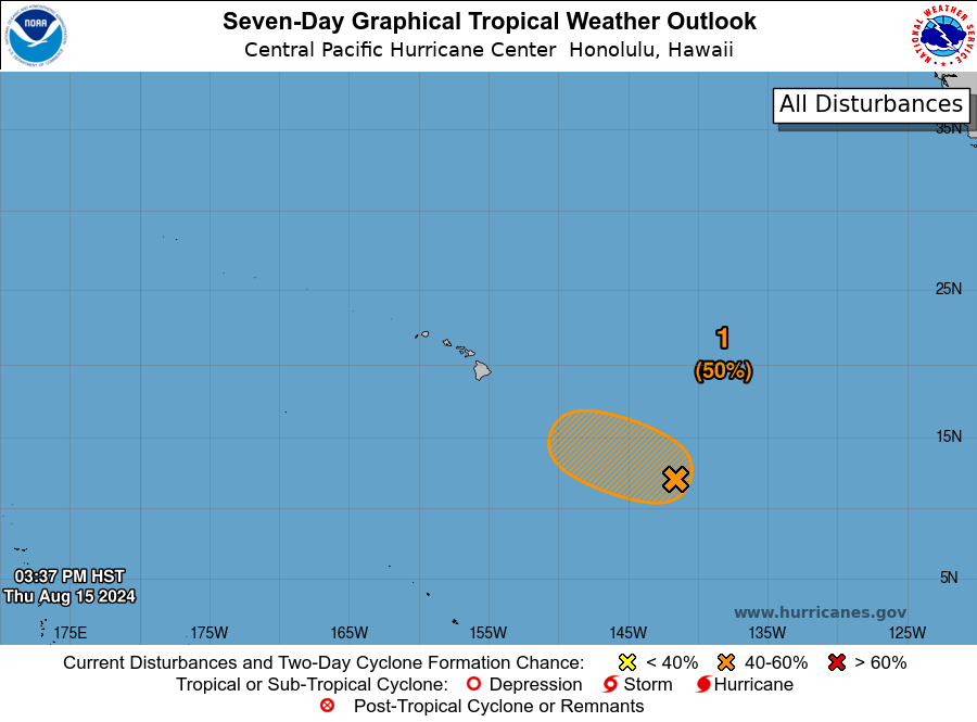 LimWeather's tweet photo. D77 CPAC #HurricaneSeason2024 2am EDT
AOI has 20% chance to become a TC in 2 days,50% in 7 days, will thankfully stay S of #Hawaii
Next name:#Hone
Next Invest no:#Invest90C
#Tropicswx #wxtwitter #HurricaneSeason #90C #CP90 #HIwx https://t.co/gLZjBGOseI