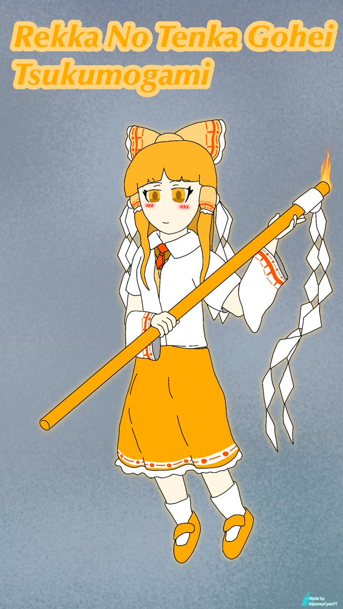 IntrovertSquare's tweet photo. A Original Character Drawing i did in the Mean time out of boredom.

inspired a bit by 98'Reimu and Current Reimu. https://t.co/ruzmH0m3bU