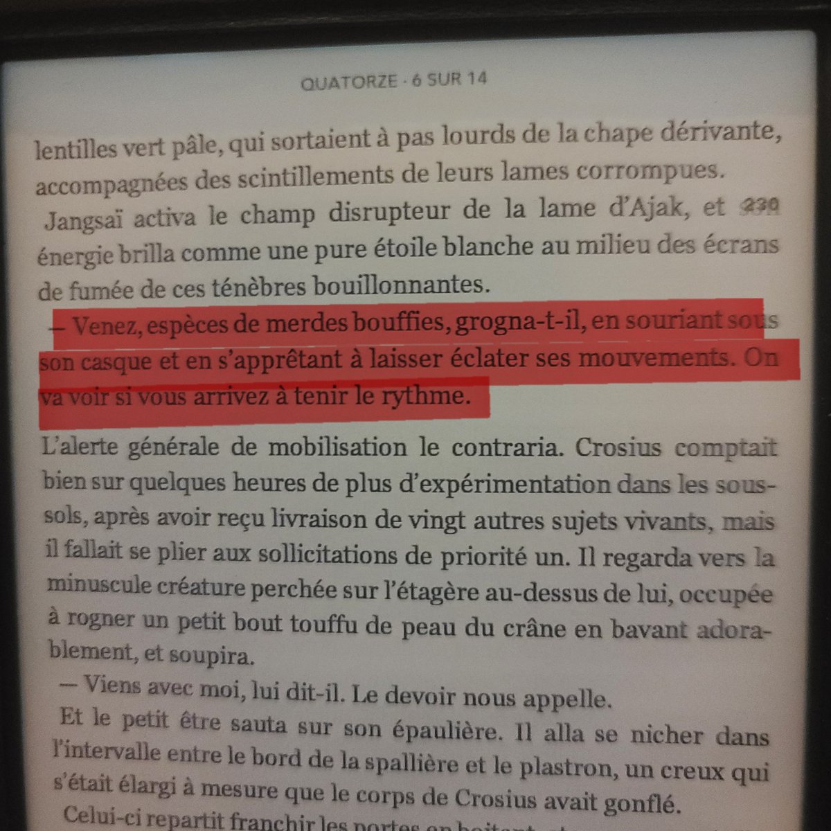 _Maestitia_'s tweet photo. 📖 50% du roman lu.
J'aime lorsque le chapitre est dédié à une seule trame, ici les #WhiteScars dans toute leur badassitude légendaire ⚡️
#BlackLibrary #HorusHeresy #Reclusiam #SiègeDeTerra #LeFaucon #ChrisWraight https://t.co/umBHJ8739x