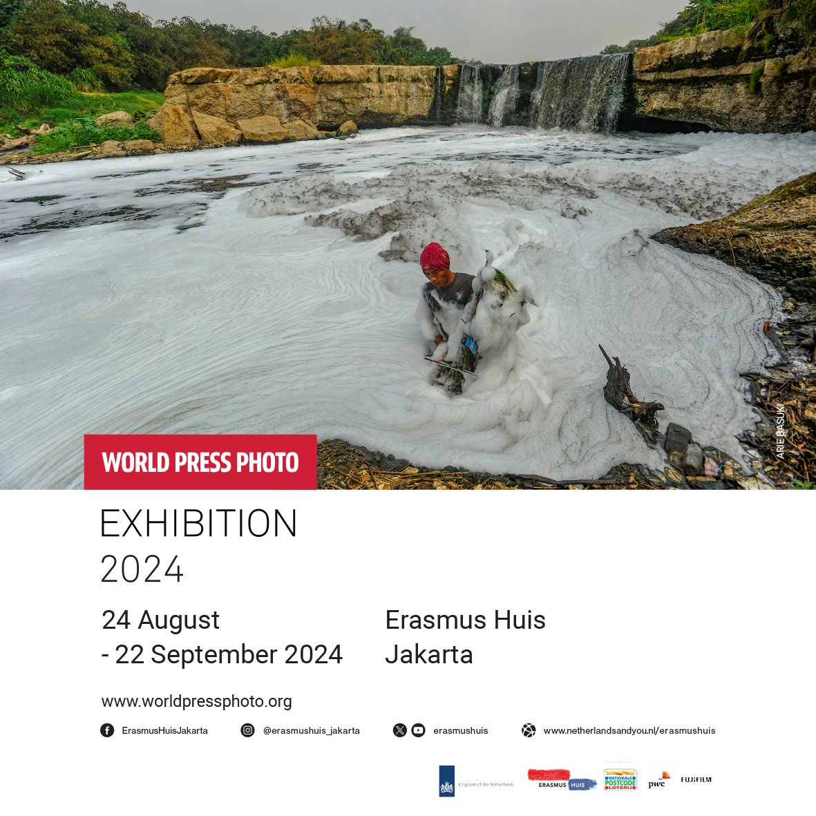 Erasmus Huis Jakarta (@erasmushuis) on Twitter photo The @worldpressphoto exhibition 2024, showcasing the most important photojournalism & documentary photography, is coming to Jakarta this month.
🗓️ 25 Aug - 21 Sep 2024
📍 Erasmus Huis
✨ Opening: Sat., 24 Aug 2024 🕓 16:00
🗣️ Keynote speech by <a href="/nany_afrida/">nany_afrida #TolakRUUPenyiaran</a> (<a href="/AJIIndonesia/">AJI Indonesia</a>) The @worldpressphoto exhibition 2024, showcasing the most important photojournalism & documentary photography, is coming to Jakarta this month.
🗓️ 25 Aug - 21 Sep 2024
📍 Erasmus Huis
✨ Opening: Sat., 24 Aug 2024 🕓 16:00
🗣️ Keynote speech by <a href="/nany_afrida/">nany_afrida #TolakRUUPenyiaran</a> (<a href="/AJIIndonesia/">AJI Indonesia</a>)