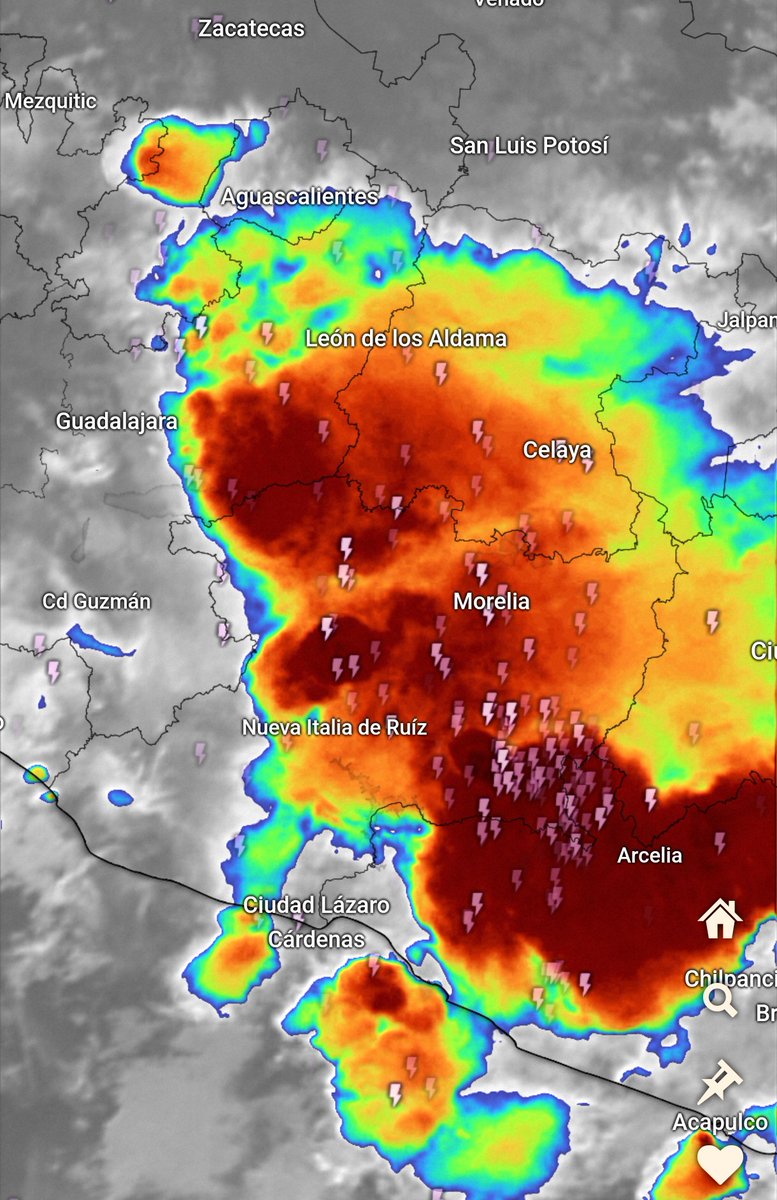 plumazulibre's tweet photo. Nubes de tormenta visibles al oriente de #Guadalajara 19°C, 11:22pm

@MeteoJalMX @IAM_UdeG @metmex @Trafico_ZMG @RadarDopplerUdG @Aeropuerto_GDL @SkyAlertStorm @conagua_clima @quierotv_gdl https://t.co/BeFIhhKglr