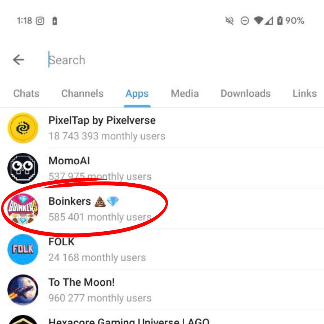 BoinkersIO's tweet image. 𝗕𝗼𝗶𝗻𝗸𝗲𝗿𝘀 𝗶𝘀 𝗻𝗼𝘄 𝗳𝗲𝗮𝘁𝘂𝗿𝗲𝗱 𝗼𝗻 𝘁𝗵𝗲 𝗢𝗙𝗙𝗜𝗖𝗜𝗔𝗟 &quot;𝗚𝗿𝗼𝘀𝘀𝗶𝗻𝗴 𝗔𝗽𝗽𝘀&quot; 𝗰𝗮𝘁𝗲𝗴𝗼𝗿𝘆 𝗼𝗻 𝗧𝗲𝗹𝗲𝗴𝗿𝗮𝗺 🤯

This means that Boinkers is trending as one of the fastest growing apps on @ton_blockchain 🔥 

We’re super thrilled about this news,…