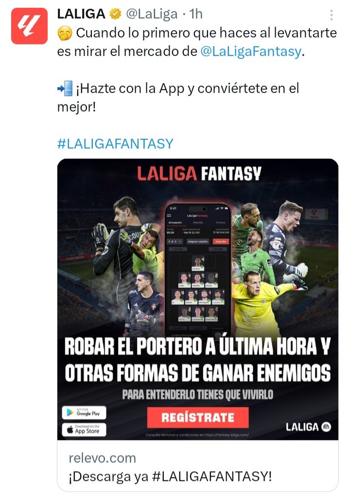 DonQuijoteDeLaC's tweet photo. ❌️ BASTA YA ❌️

Lo que más jode, después de 13 horas desde que empezó la liga, es que nadie asuma la responsabilidad de dar una explicación o simplemente pedir disculpas. Sensación de que les da absolutamente igual. Pero nosotros tenemos parte de responsabilidad por seguir apostando por @LaLigaFantasy habiendo alternativas. Es un tipo de masoquismo que habría que estudiar en los libros de sociología. La semana que viene habrá que hablar de esto en los directos largo y tendido. No se puede seguir tratando así a tus consumidores y a quienes dedican mucho tiempo de sus vidas en este juego. La Liga calla, Relevo calla y nosotros sufrimos las consecuencias. Y no habrá ni un mísero 'lo sentimos' que llevarnos a la boca. Y lo peor, sabemos que volverá a pasar.