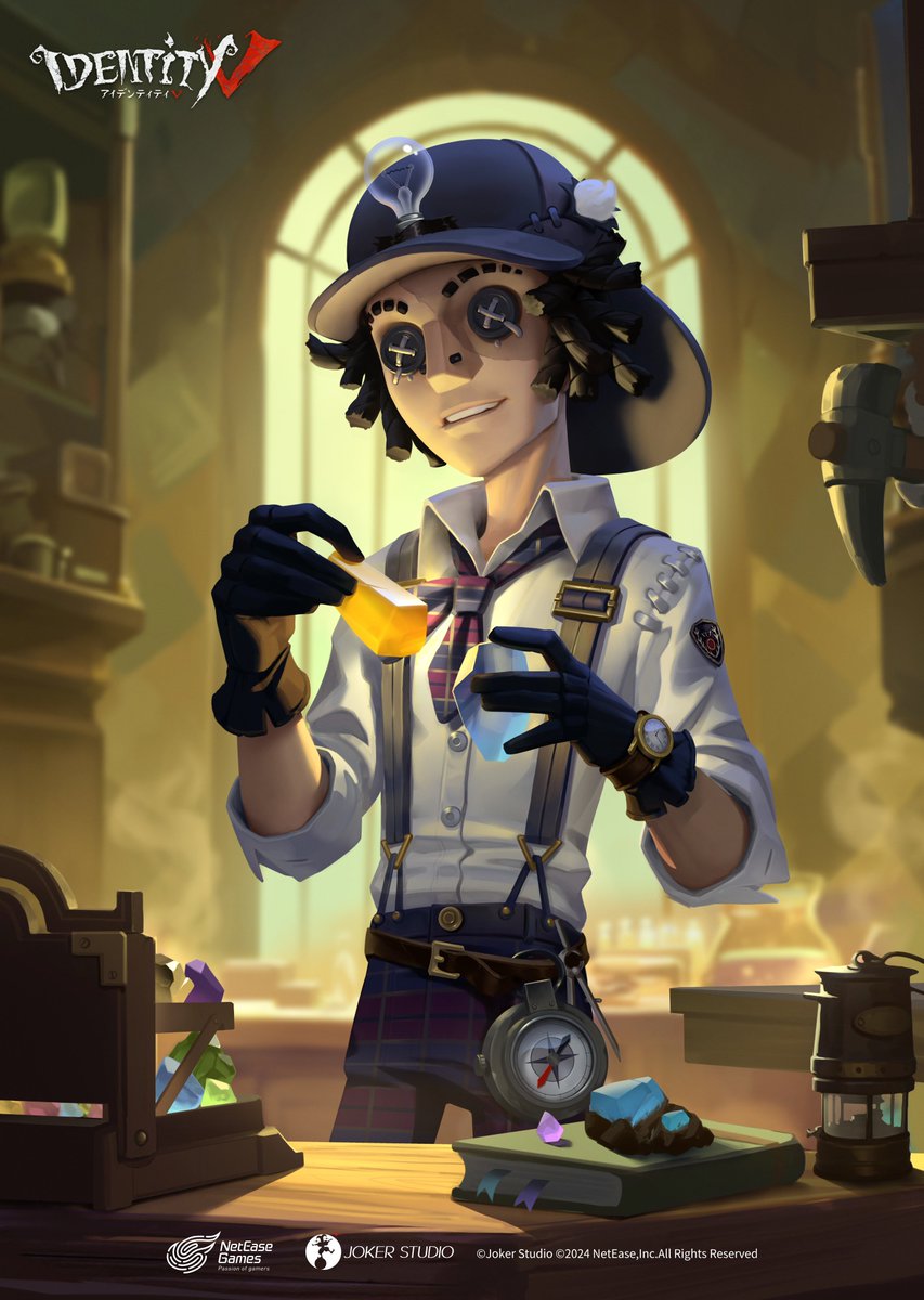 IdentityVJP's tweet photo. デモリー学院に新たに登場する転校生と
ジョゼフ先生の秘蔵写真を
エマが確かな筋から入手したの！

ノートンさん、パトリシアさん、モウロさん
そして象牙の塔シリーズ初ハンター衣装
ジョゼフさんの衣装が
60エコーで手に入っちゃうの！

8/29はショップをチェックなの♪

#IdentityV
#第五人格 https://t.co/IaF6D2bzQp