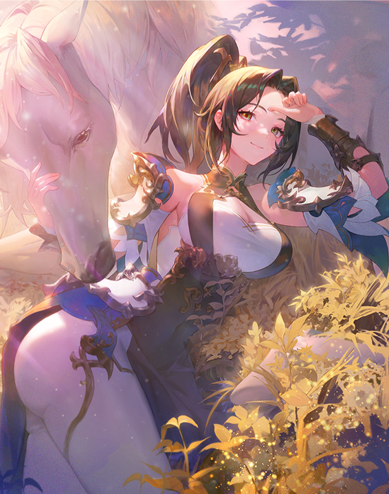 GranSaga_RPG's tweet photo. 【次回アップデート情報】
08/22（木）アップデートで追加予定のフーシャオ専用AF「主君に捧ぐ」のイラストを一足早く公開いたします🎉
フーシャオの意外な一面が？....

また、専用AFの公開に併せて新たなシリアルコードも配布いたします🎁
ぜひチェックしてみてください👀

■詳細はこちら👇
https://t.co/TrmeuKiY7y