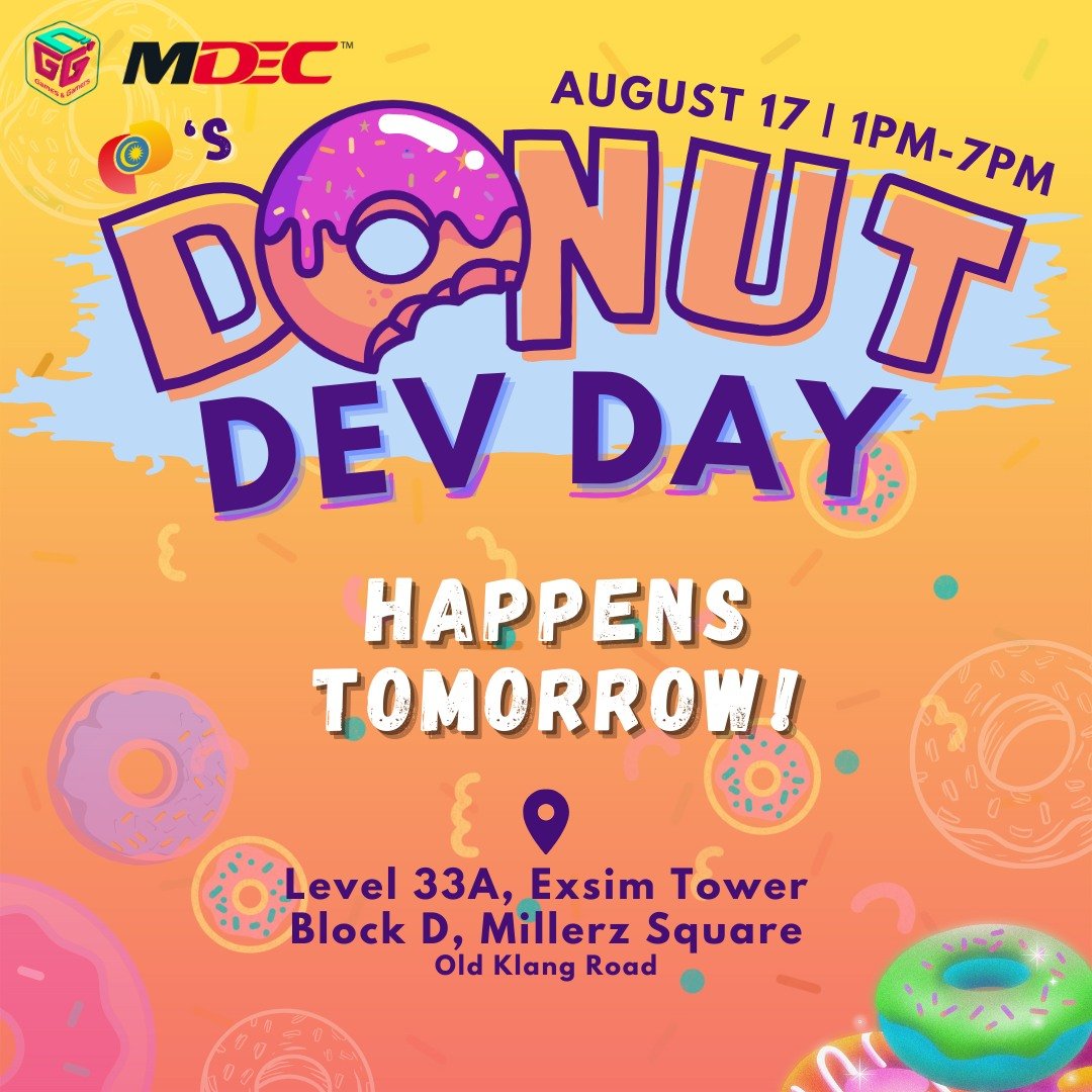 KaiganHQ's tweet photo. Join Jeremy at the Donut Dev Day happening tomorrow!
He will be giving a talk on "How 10 Non-design Jobs Taught Me 10 Game Design Lessons"!
Donut forget to register! https://t.co/Op4oGXj97K
#IGDA #Kaigangames #gamdev https://t.co/3H3Up8S5NY