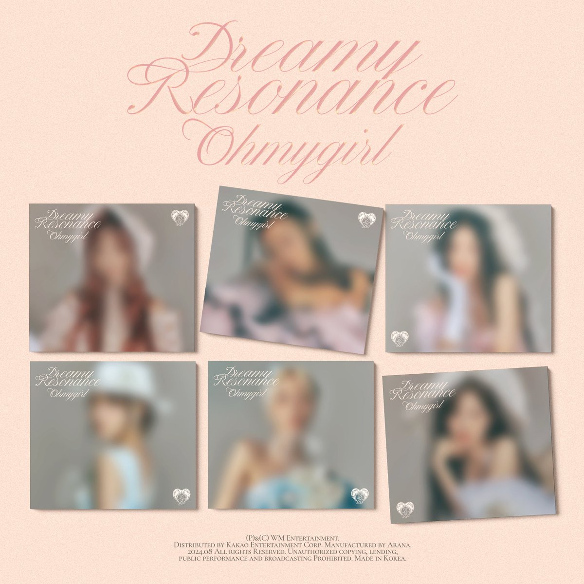 8_OHMYGIRL's tweet photo. 오마이걸 (OH MY GIRL) 10TH MINI ALBUM [Dreamy Resonance] 예약 판매 안내
- Serenade ver. / Soneto ver.
- Digipack ver.
- Pocaalbum ver.
(https://t.co/4adcXPxutB)

2024.08.26 6PM (KST)

#오마이걸 #OHMYGIRL #OMG
#Dreamy_Resonance https://t.co/mT1A6xu2pz
