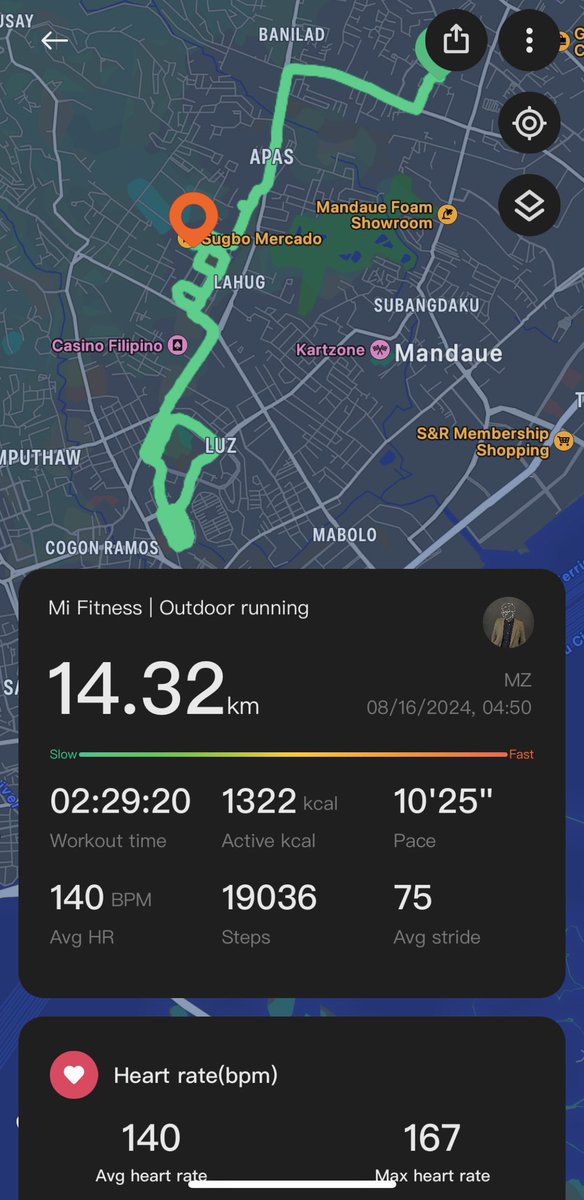 itsmmss's tweet photo. from struggling to run 1 km to this — no matter the pace 

(nice man diay sa business park nuh? just now pa haha) https://t.co/BOS7RzdM7O