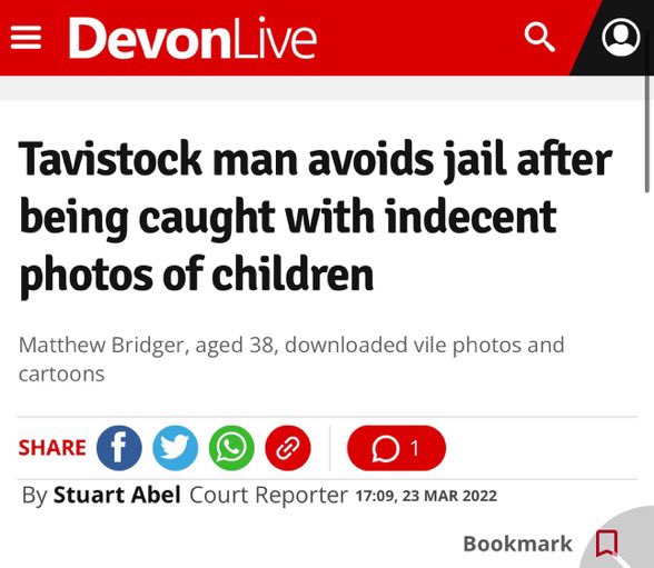 LeilaniDowding's tweet photo. JUDGE ROBERT LINFORD 

Sentenced David McGuire, 45, to 2.5 years in jail for spitting on police officers.

https://t.co/VYOQjBqftS

Linford previously let a pedophile go with a community sentence after he was caught with pictures of kids aged 2-16 in sexual poses because he had a “constructive view of the future.”

Credit to @Slatzism I just added the links.