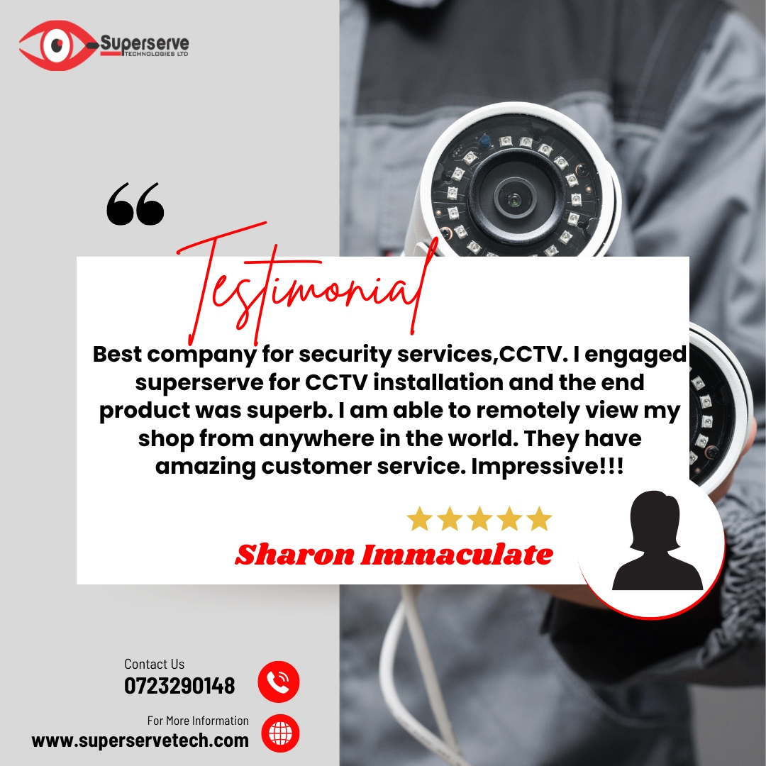 SuperserveT's tweet image. #SuperserveTech #SecuritySolutions #testimonial