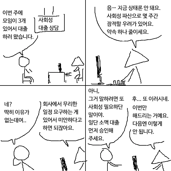 사회성 대출 상담 