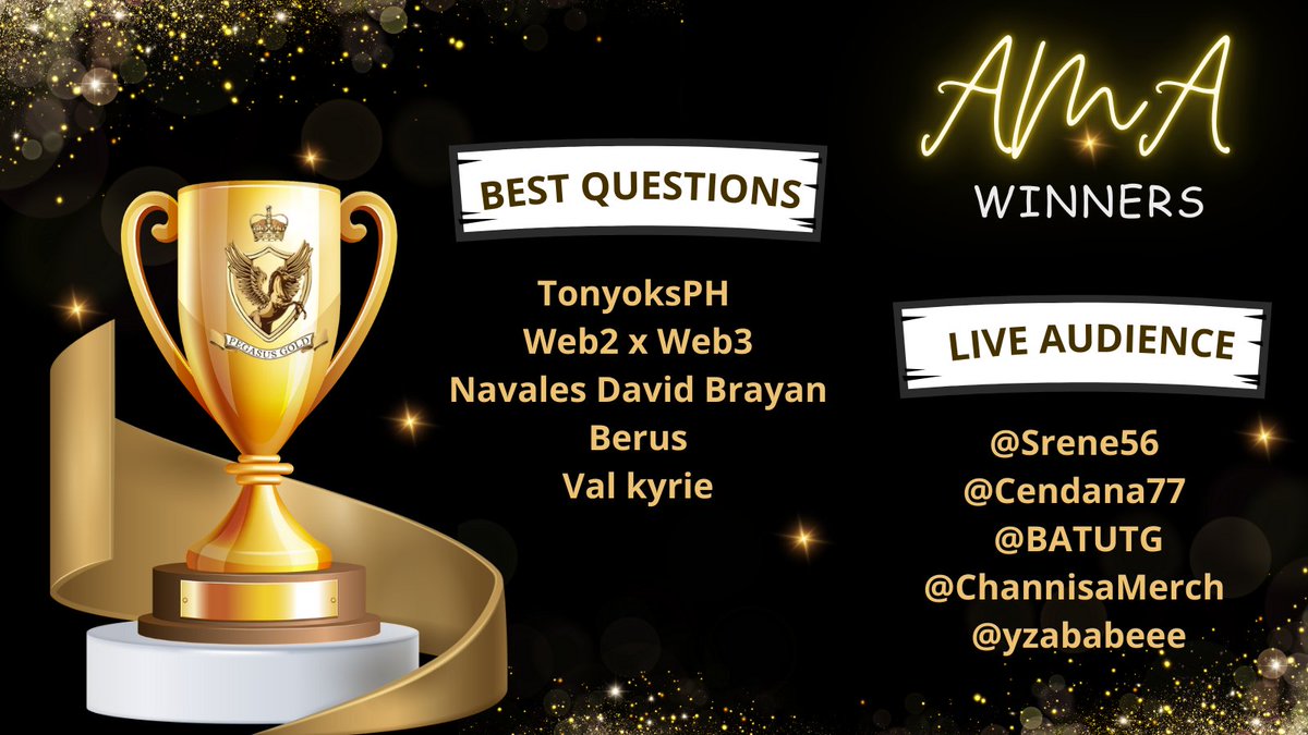 PegasusGoldCoin's tweet photo. 🏆 Congratulations to the winners of our AMA with Nomadfury! 🎉

If you're one of the lucky winners, DM any admin in our Telegram with your BSC wallet address within 24 hours. Stay tuned for more exciting events and opportunities with Pegasus Gold!

#PegasusGold #RWA #CRYPTO https://t.co/etJxqB9EhC