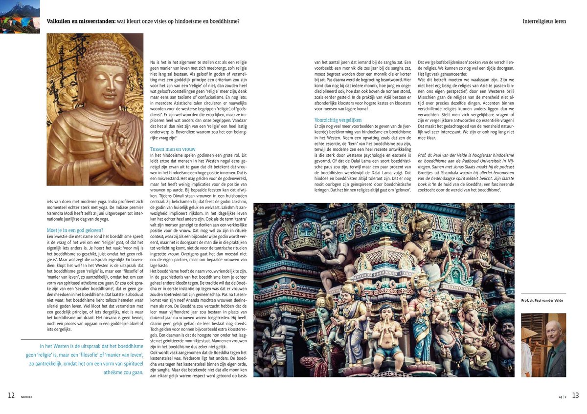 VDLGinfo's tweet photo. Paul van der Velde schreef in de laatste Narthex over hoe we ons beeld van hindoeïsme en boeddhisme vormen en communiceren.  We zijn benieuwd hoe jij omgaat met de vragen die hij stelt. Graag publiceren we in de volgende Narthex reacties. Mailen mag ook via pieter@vdlginfo.nl. https://t.co/mvqXg9mGFY