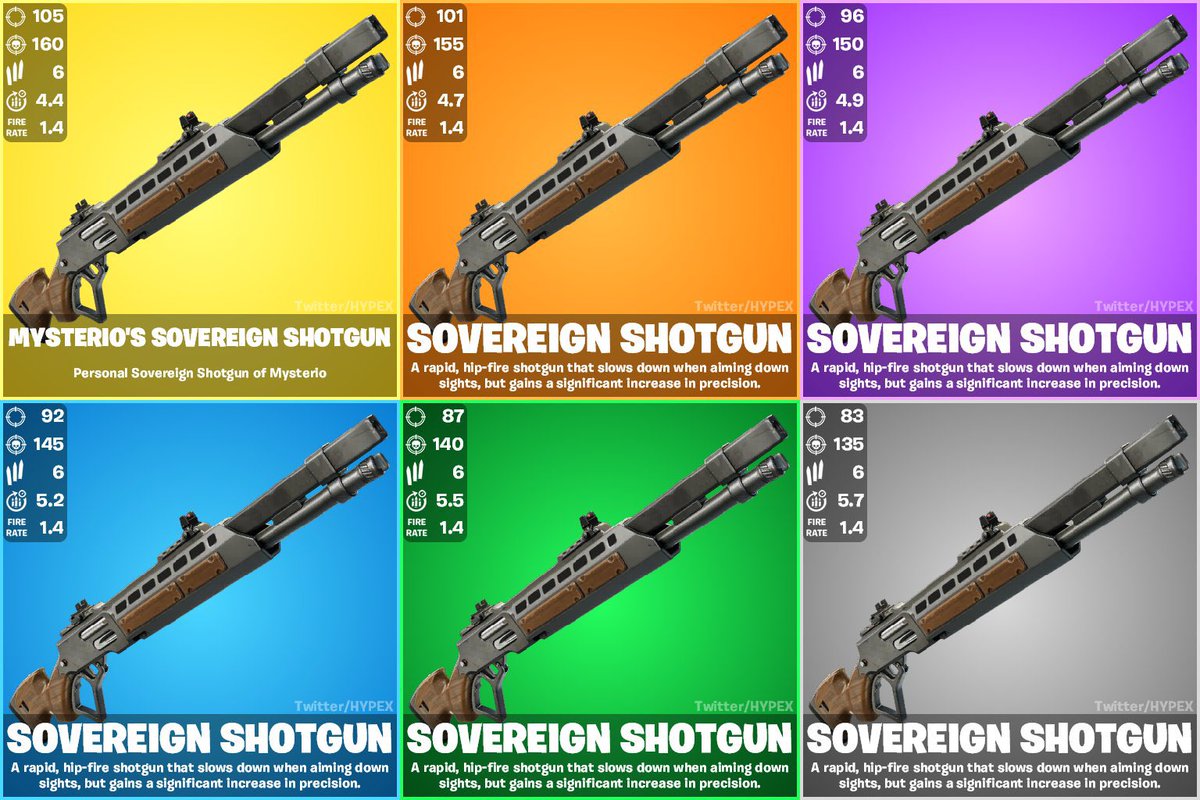 NEW SHOTGUN STATS ‼️

[Thanks <a href="/SpushFNBR/">SpushFNBR</a> &amp; <a href="/Loolo_WRLD/">Loolo | Fortnite Leaks</a> for the help] #FortniteAbsoluteDoom