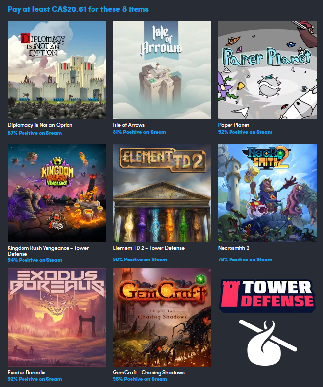 2_left_thumbs's tweet photo. 🏰 @Humble Tower Defense Bundle 🏹
8 fantastic indie TDs, including
📎 #PaperPlanet🪐
NOW!! until Sept 6th
https://t.co/BcP8E8KNQq https://t.co/ieXeeym5ZQ