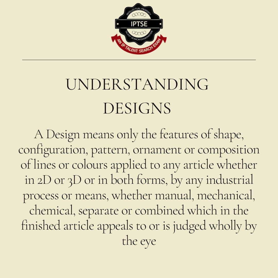 IPTSE_'s tweet image. What is a design? 🎨 It’s all about the visual features that make your product unique. Understand the importance of protecting these elements with IPR. #DesignProtection #IPR #Innovation #IPTSE