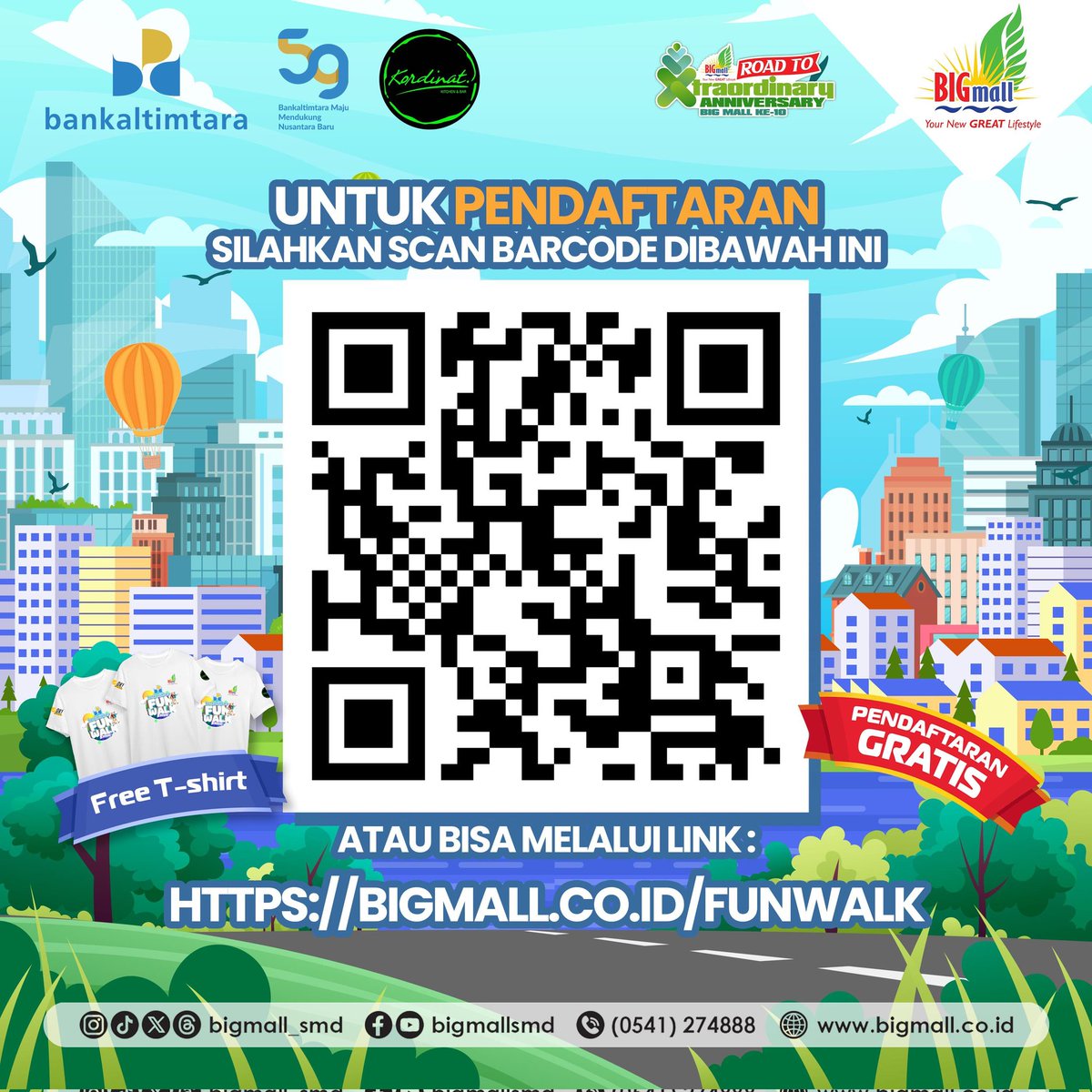 Heartline944FM's tweet photo. ✨This is Gues Star Bankaltimtara Funwalk 2024 : @rizwanfadilah.a.s 🎤 

Pendaftaran Bankaltimtara Funwalk 2024 sekarang sudah dibuka 😍 

 Daftar sekarang dan See you di hari Minggu, 1 September 2024 yaaa ✨😍

SAVE THE DATE !!😍✨ 
Daftar  
Klik Link :https://t.co/GlwDF40mnI https://t.co/wwNMtJ6Vvt