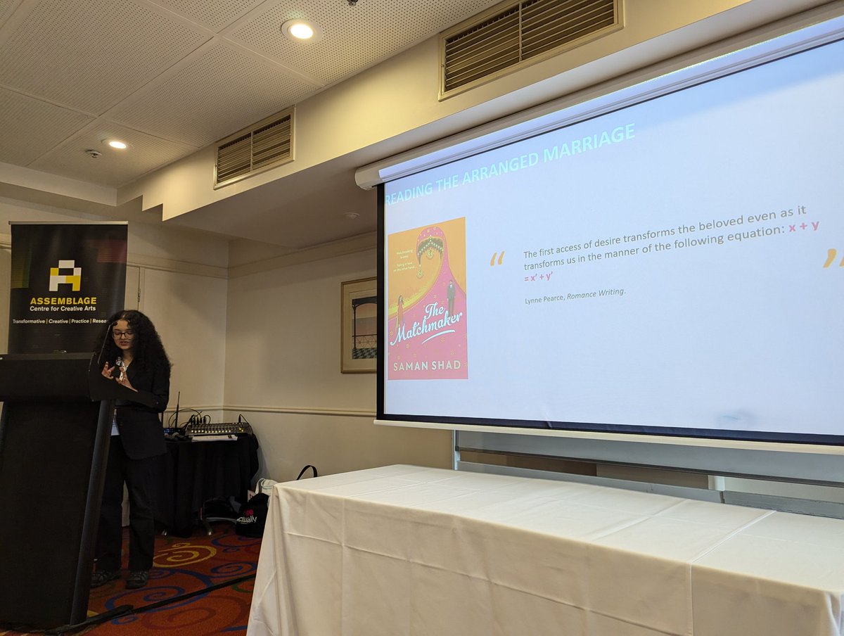 Sreepurna (@sreepurnadatta) on Twitter photo Such a fun experience presenting at the Romancing Academia symposium arranged by Flinders University, as part of the RWAus conference. Presented on <a href="/muminprogress/">Saman Shad</a> (Saman Shad)'s beautiful novel The Matchmaker and the ways in which we read, discuss, and access tropes. Such a fun experience presenting at the Romancing Academia symposium arranged by Flinders University, as part of the RWAus conference. Presented on <a href="/muminprogress/">Saman Shad</a> (Saman Shad)'s beautiful novel The Matchmaker and the ways in which we read, discuss, and access tropes.