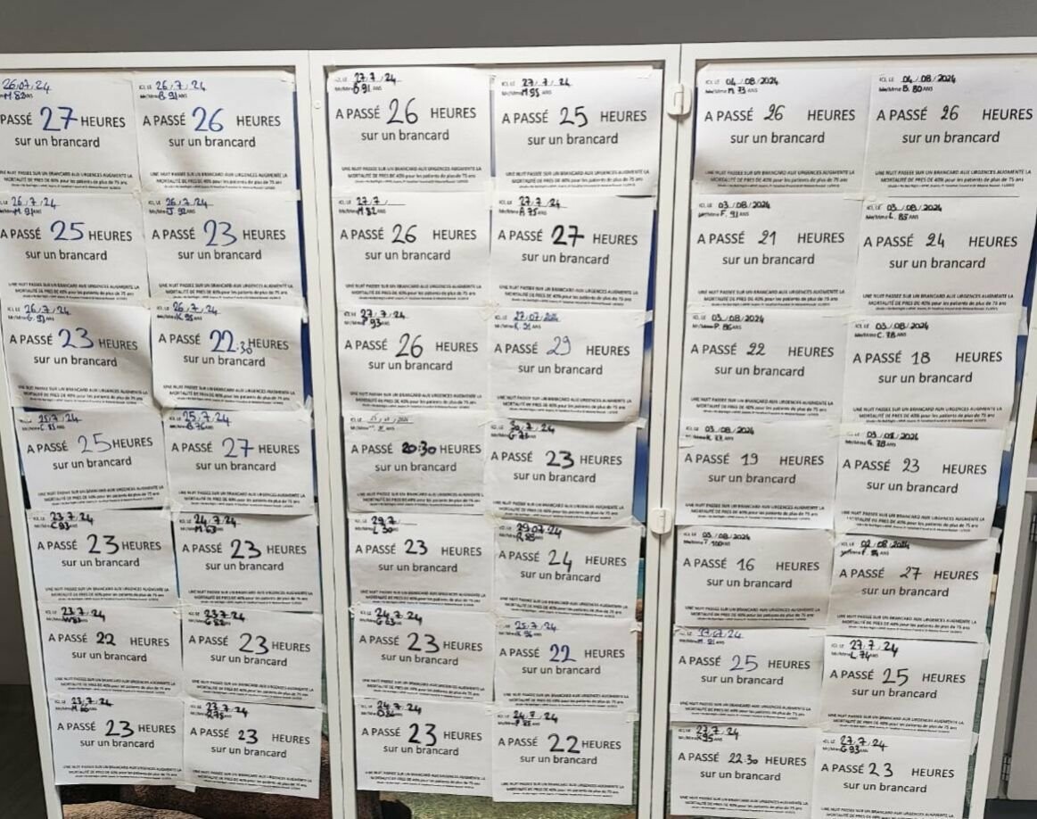 Aux urgences de Brest, un « mur de la honte » pour dénoncer les temps d’attente sur les brancards
➡️ l.leparisien.fr/dPAx