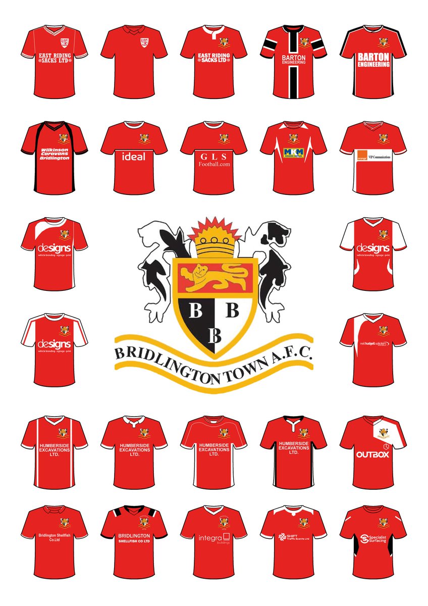 4️⃣ of my biggest projects to date

🎨 The giant colour chart with 285 iconic shirts
👕 All 92 Premier League and Football League home shirts for 2024-25 
🏆 2023-24 trophy winners
🟥 35 years of Bridlington Town shirts