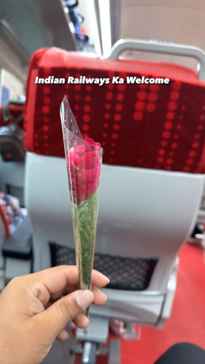 SabroSurgical's tweet photo. Feeling welcomed in real sense on our travel from jaipur to delhi via vande bharath with outstanding service &amp; catering . 
@RailMinIndia @IRCTCofficial https://t.co/21f0bBPMjL