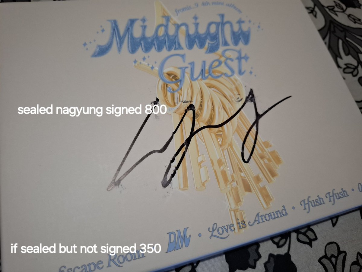 CGKShop's tweet photo. @arieemails Wts lfb ph
Fromis_9 midnight guest pc sealed signed albums https://t.co/7pCilBzBnH