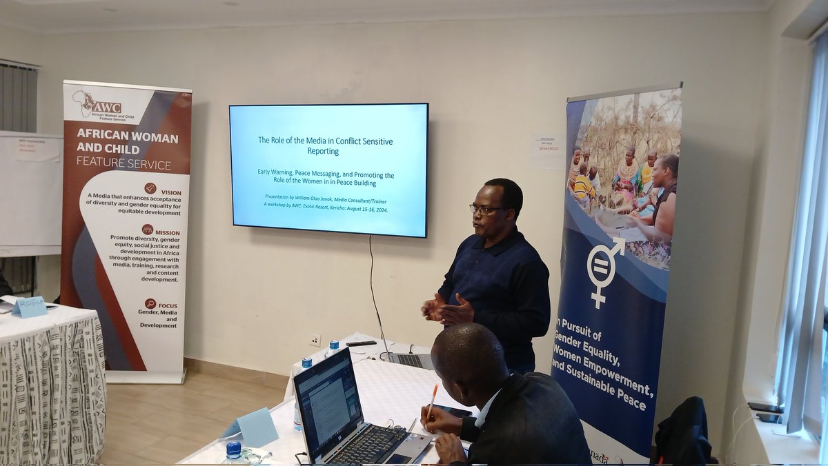 The Role of the Media in Conflict Sensitive Reporting . Early warning, peace messaging, and promoting the Role of the Women in Peace Building. #Day2 Oloo Janak-Kenya Correspondents Association (KCA). KERICHO COUNTY. @UN_WOMEN <a href="/UNHumanRights/">UN Human Rights</a>