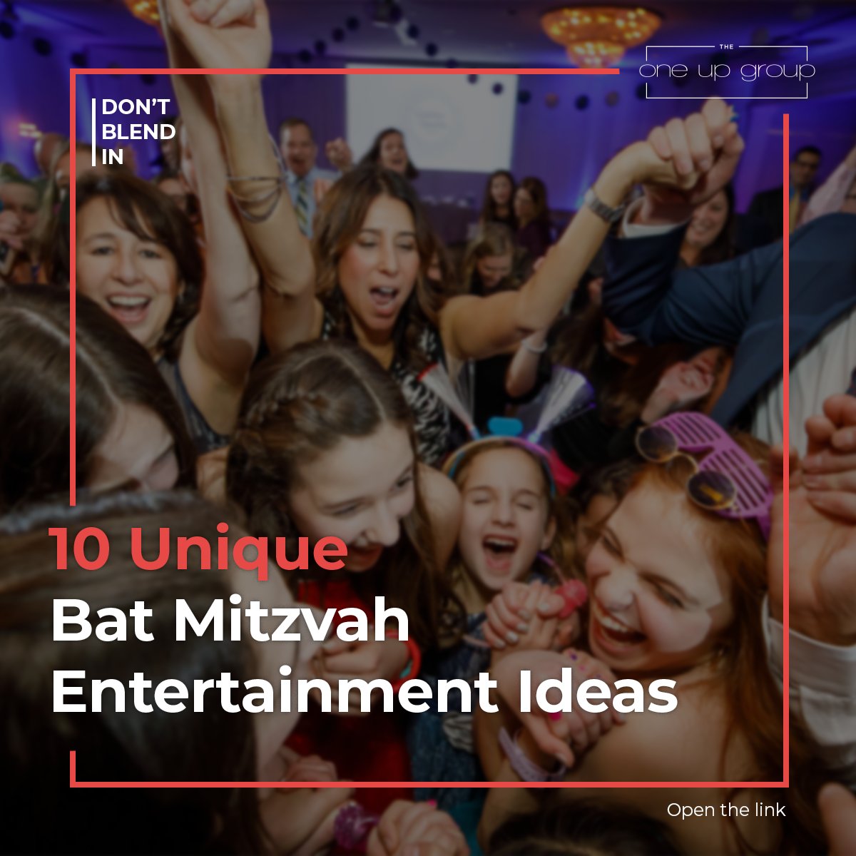 theoneupgroup's tweet photo. Bat Mitzvah boredom? Not on your watch! ❌ Ditch the lame and embrace the amaze with our 10 epic entertainment ideas. Your guests will be SHOOK! 🤯 Click the link to see epic ideas!

https://t.co/bs6VXdMPtY https://t.co/HtZ6UyQyFN