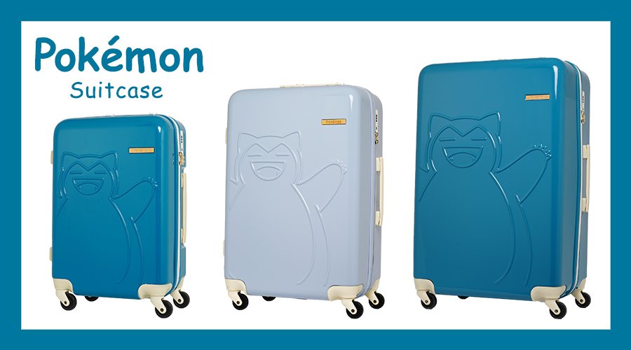 pokexperto's tweet photo. Nueva colección de maletas con diseño de Snorlax a la venta el 30 de agosto en Japón https://t.co/hIYkeYH6zx