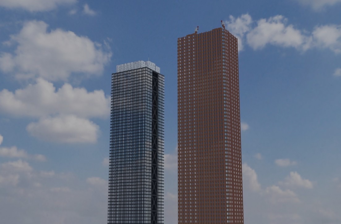 新宿三井ビルとセントラルタワー
#Tokyo再現.15 #Minecraft #minecraft建築コミュ 

フォロワー200人ありがとうございます！
再現リクエストがあればご教示お願いします