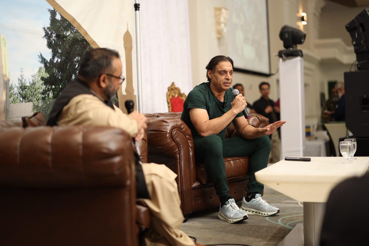 In response to a Q from <a href="/shoaib100mph/">Shoaib Akhtar</a> at a fundraiser in Vancouver: 

I want to emphasize that <a href="/ImranKhanPTI/">Imran Khan</a> has played a pivotal role in shaping my career. His unwavering support has been instrumental, &amp; I credit him entirely for the successes I've achieved in my cricket career.