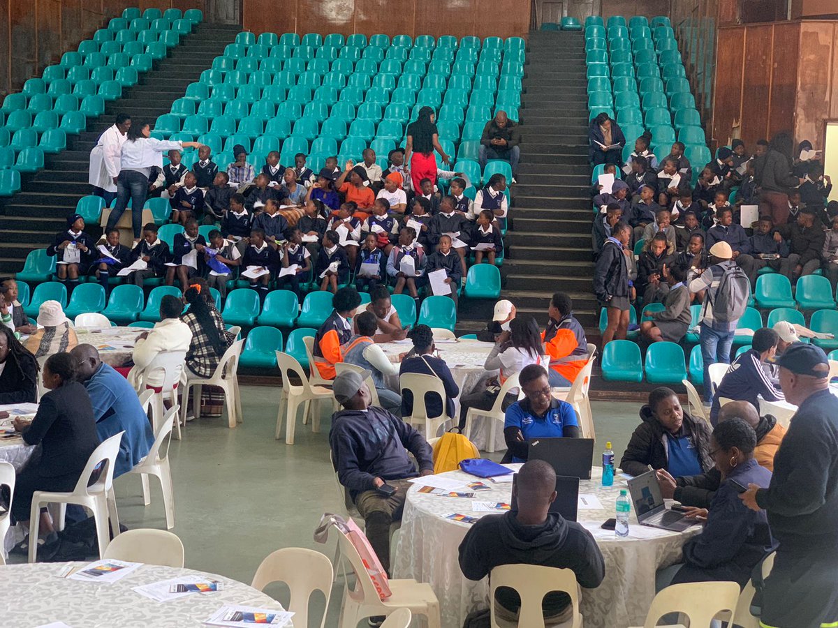 City_Ekurhuleni's tweet photo. Today marks the final day of the WISER Disaster Early Warning Systems workshop in #Katlehong! We've been honoured to host incredible guests and speakers from Zambia, Mozambique, and beyond. #WeatherServices #WISERWorkshop #CoEDEMS https://t.co/VeDhLoMhRF